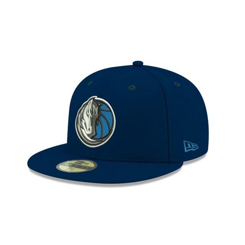 NBA Dallas Mavericks Team Color 59Fifty Fitted (GZJ6394) - Blue New Era Caps